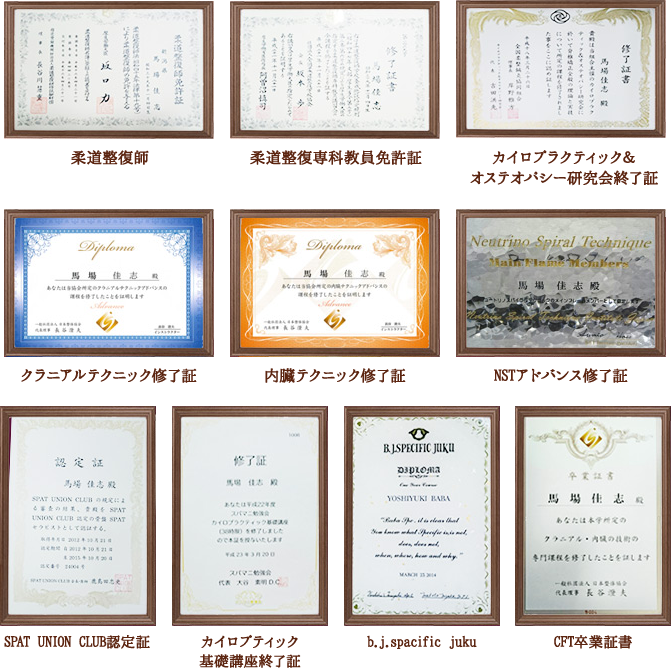 所有資格・修了証