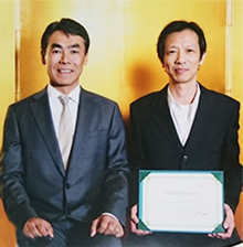 ONP(栄養カウンセラー)ディプロマ授与式で溝口徹先生と